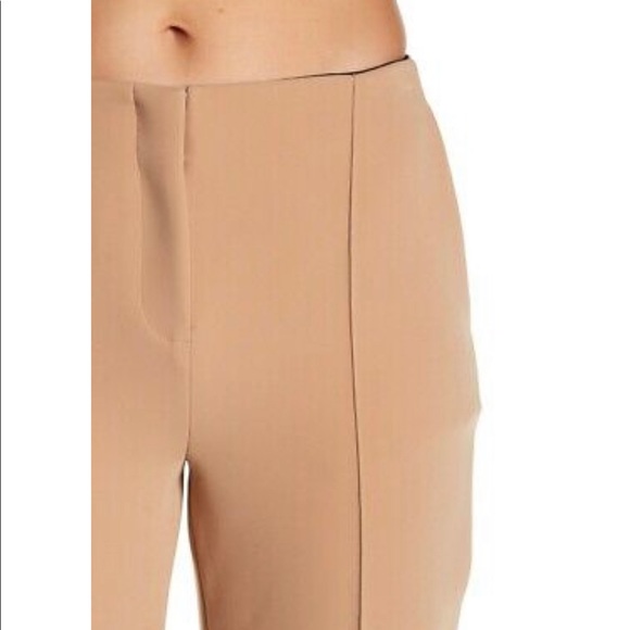 NWT DVF Wide Leg, Front Pleat Pant (Camel, Sz 4) - Picture 7 of 14